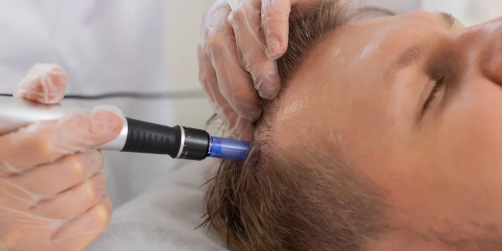 injecting in hair | Hair Treatment In Scottsdale Az | Hair Loss & Laser Removal | Exion Microneedling & Exosome Therapy for Hair Loss Scottsdale