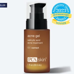 A Detoxifying Mask is shown next to a blue and yellow “2023 Dermascope Aestheticians Choice Awards Winner” badge and a “Best Seller” label, highlighting it as a top skincare essential.